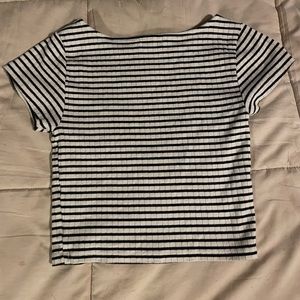 Forever 21 Striped Crop Top